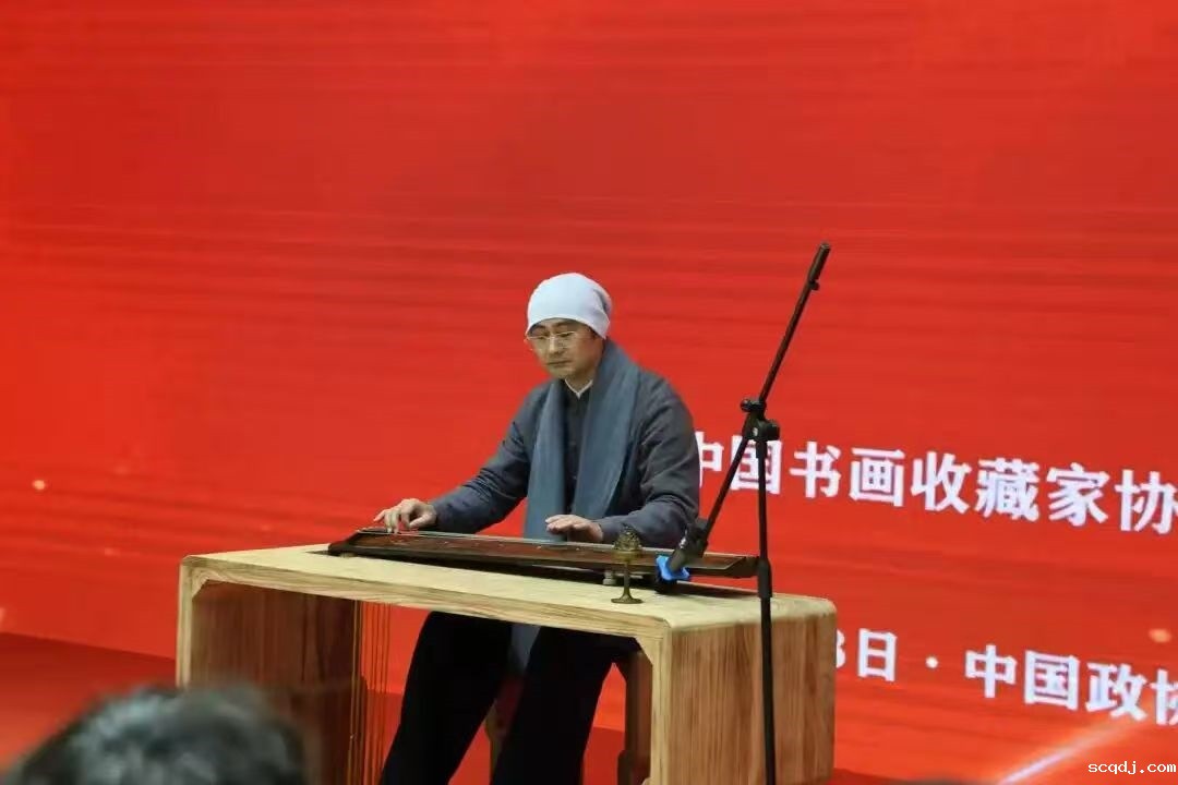 中国书画收藏家协会副秘书长、北京古琴文化研究会吴寒